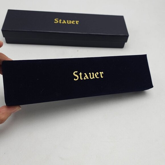 Stauer Eterno Bracelet With Blue Turquoise In Velvet Box 9.5 Total Length * - Picture 4 of 7